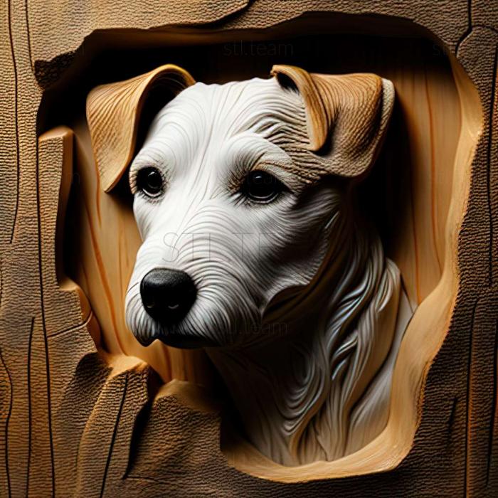 3D model Parson Russell Terrier dog (STL)